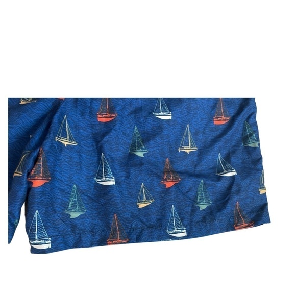 Basic Editions Blue Sailboat Swim Trunks Men’s Size XXL. RN#42000 - Picture 14 of 16